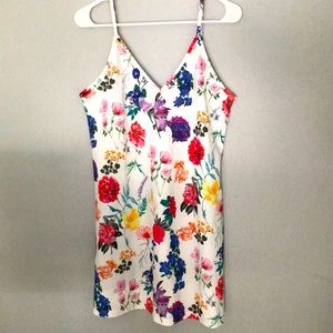 Floral print summer dress NWOT